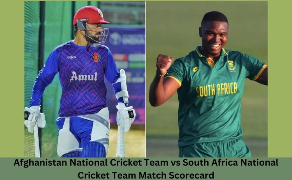 Afghanistan National Cricket Team vs South Africa National Cricket Team Match Scorecard